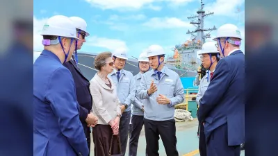 1983년 정주영, 그리고 정기선… 英 앤 공주와 이어진 HD현대의 40년 헤리티지