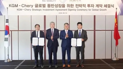 KG 모빌리티, 체리자동차 전략적 투자 유치