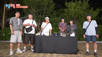 "Demasiado hambrientos para ver el atardecer": 1 Night 2 Days frente a un festín de pescados en Geoje.