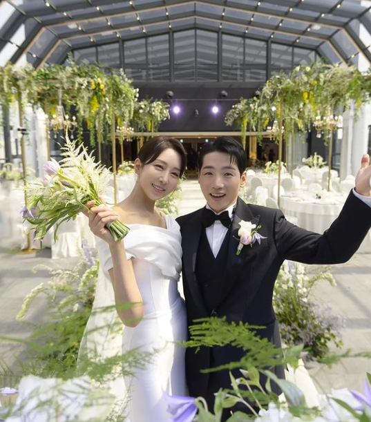 박군·한영 결혼식 부케는 김준호, 김지민과 재혼 임박?