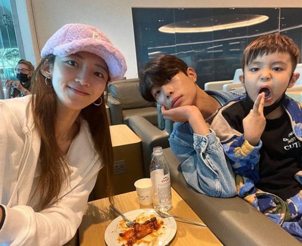 '임창정♥' 서하얀, 아들 유학으로 외국행 "갑니다 갑니다"