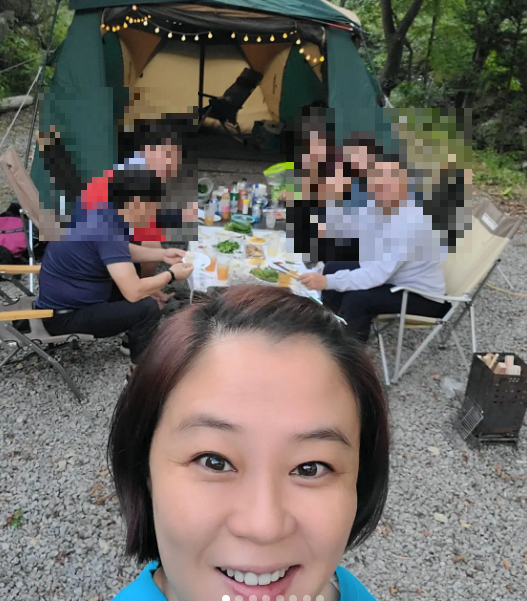 '43세 임신+재혼' 이재은, 남편과 캠핑으로 태교