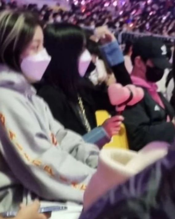 블핑 콘서트 온 박보검, 옆자리엔 걸그룹 멤버가